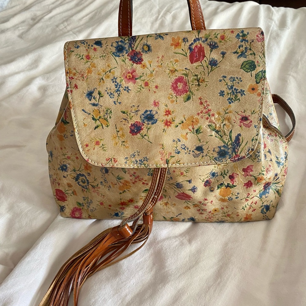 Patricia Nash premium leather backpack purse